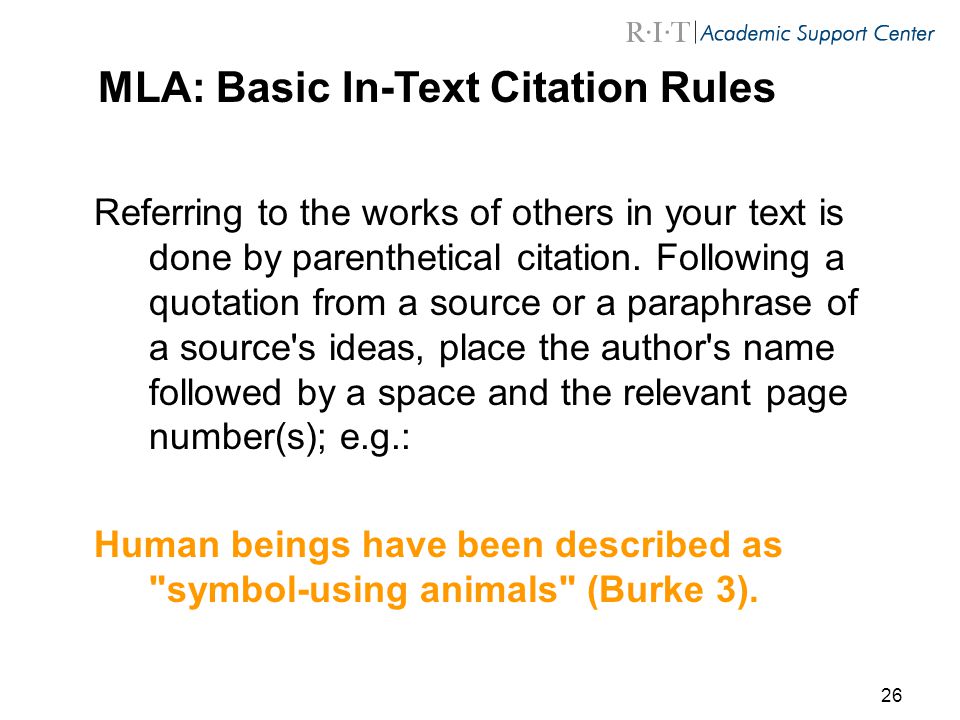 Fundamentals of MLA 7 Citation